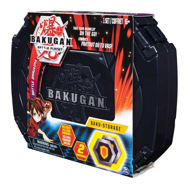 Аксессуары для фигурок - Набор Bakugan Battle planet Кейс для бакуганов черный (SM64430/SM64430-3)#4