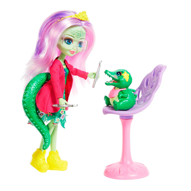 Куклы - Набор Enchantimals Развлечения на природе Стоматология со зверушкой (FCC62/GFN55)#3