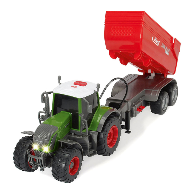 Транспорт и спецтехника - Игрушечный трактор Dickie toys Farm Фендт 939 Варио со светом и звуком (3737002)#4