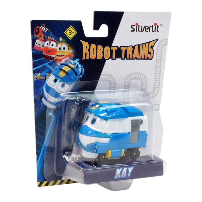 Железные дороги и поезда - Игрушечный паровозик Silverlit Robot trains Кей (80155)#3