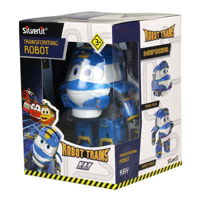 Трансформеры - Паровозик-трансформер Silverlit Robot trains Кей 10 см (80164)#4