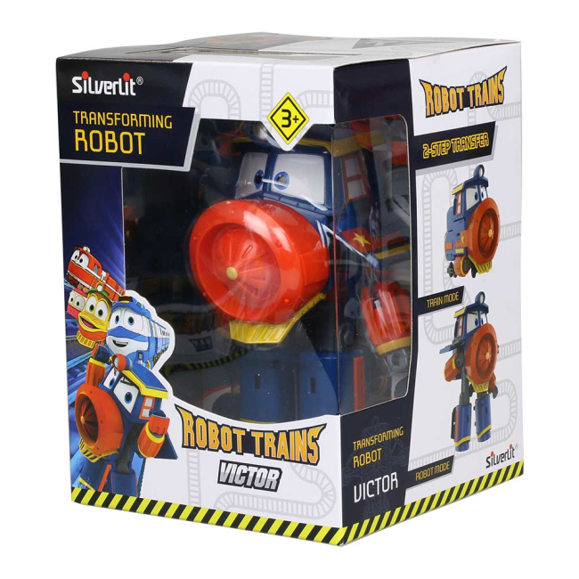 Трансформеры - Паровозик-трансформер Silverlit Robot trains Виктор 10 см (80168)#4