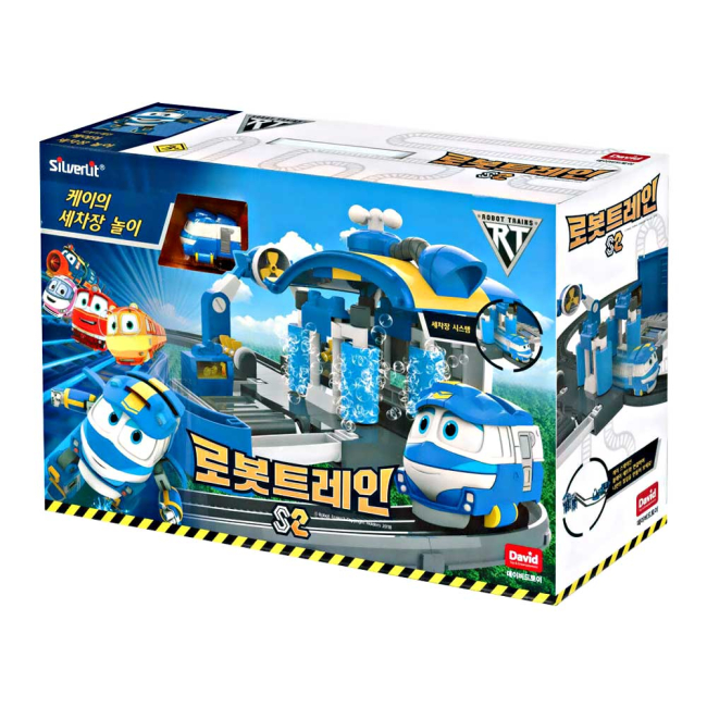 Залізниці та потяги - Ігровий набір Silverlit Robot trains Мийка Кея (80171)#4