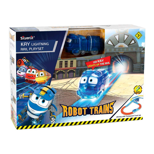Залізниці та потяги - Набір Silverlit Robot trains Залізниця Кея із підсвічуванням (80187)#3