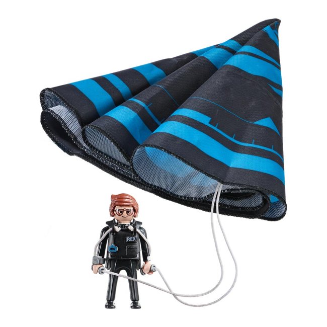 Конструктори з унікальними деталями - Конструктор Playmobil The movie Рекс Дашер із парашутом (70070)#2