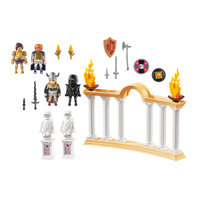 Конструкторы с уникальными деталями - Конструктор Playmobil The movie Император Максимус в Колизее (70076)#2