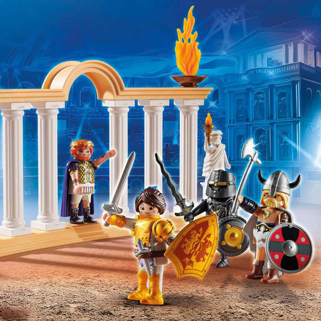 Конструкторы с уникальными деталями - Конструктор Playmobil The movie Император Максимус в Колизее (70076)#3