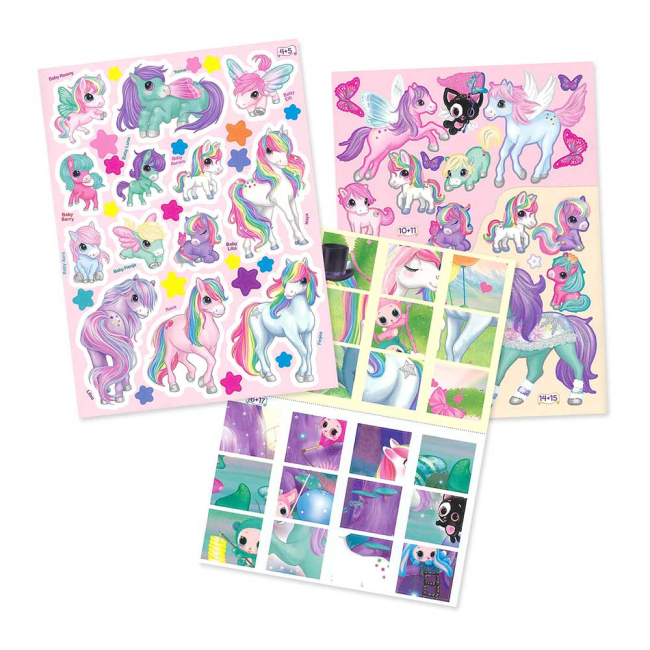 Наборы для творчества - Альбом с наклейками Top model Мир Илви Единорог (0410533)#2