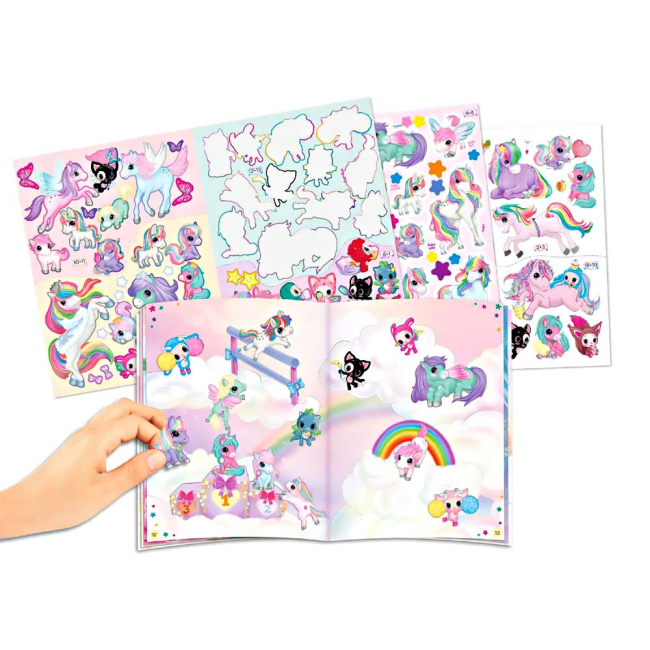 Наборы для творчества - Альбом с наклейками Top model Мир Илви Единорог (0410533)#4