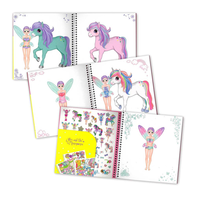 Набори для творчості - Альбом наклейок Top model Світ Ілві Одягни мене (0410832)#2