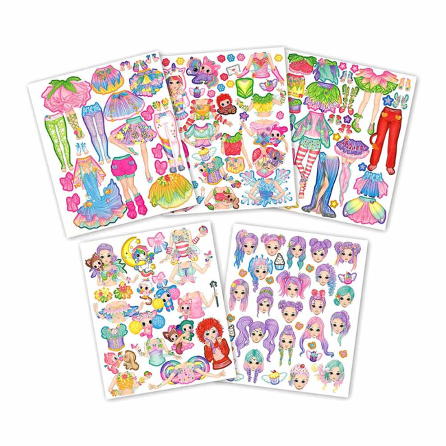 Набори для творчості - Альбом наклейок Top model Світ Ілві Одягни мене (0410832)#3