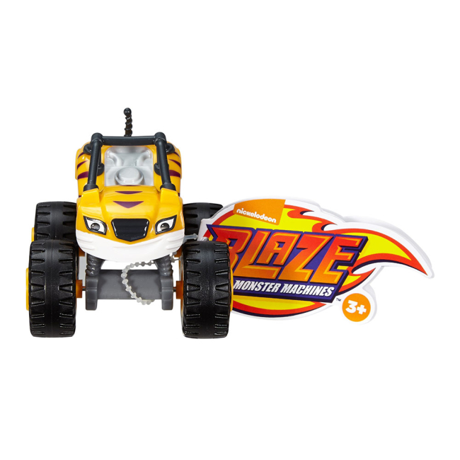 Машинки для малюків - Машинка Blaze & The monster machines Вспиш жовта в смужку (DKV81/DKV87)#2