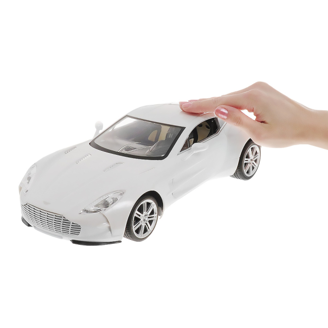 Радіокеровані моделі - Автомодель MZ Aston martin One 77 1:14 біла на радіокеруванні (2044/2044-2)#4