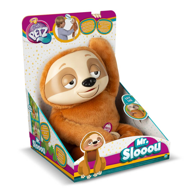 Мягкие животные - Интерактивная игрушка IMC toys Ленивец Мистер Слу (90101)#3