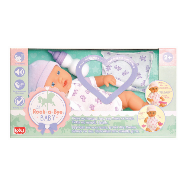 Пупсы - Пупс Lotus фиолетовый со звуковыми эффектами (10852/10852-1)#4