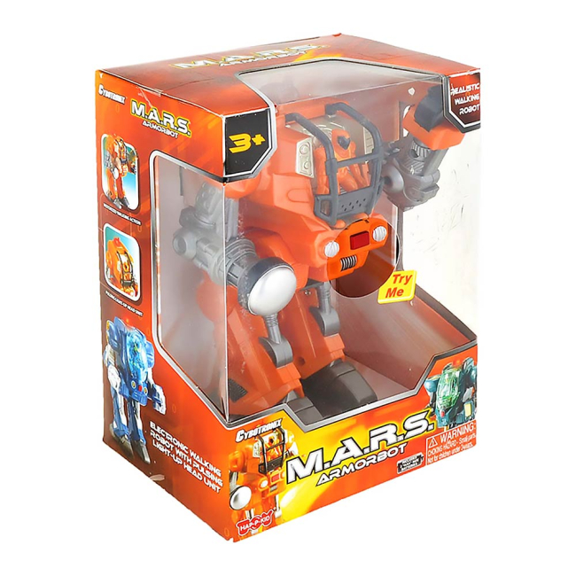 Роботи - Робот Hap-p-kid MARS у помаранчевій броні із ефектами (4049T-4051T-3)#3