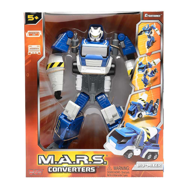 Трансформеры - Робот-трансформер Hap-p-kid MARS Бетономешалка синий (4113-4115-1)#2