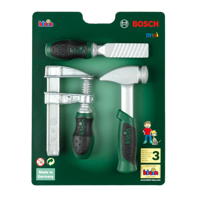 Наборы профессий - Игровой набор инструментов Klein Bosch с молотком (8007/8007-4)#2