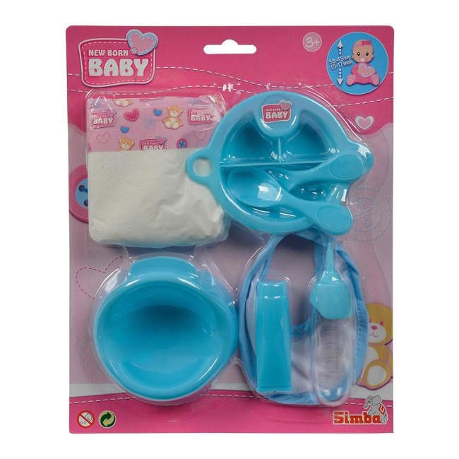 Одяг та аксесуари - Набір по догляду за пупсом New born baby блакитний (5567210/5567210-2)#2