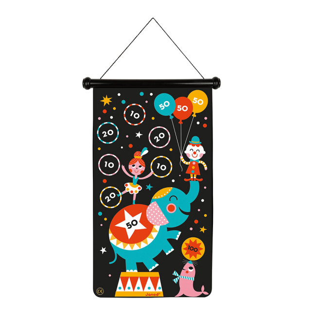 Спортивні активні ігри - Магнітний дартс Janod Цирк (J02074)#2