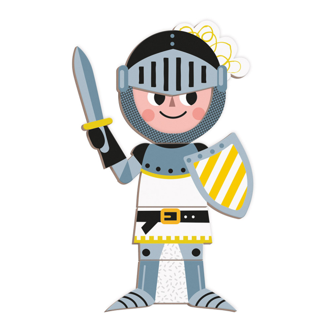 Обучающие игрушки - Магнитная книга Janod Наряды для мальчика (J02719)#3