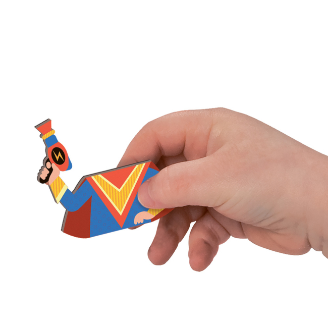 Обучающие игрушки - Магнитная книга Janod Наряды для мальчика (J02719)#4