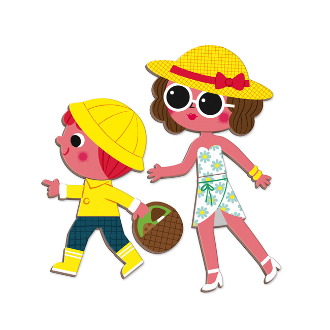 Обучающие игрушки - Магнитная книга Janod 4 сезона (J02721)#4