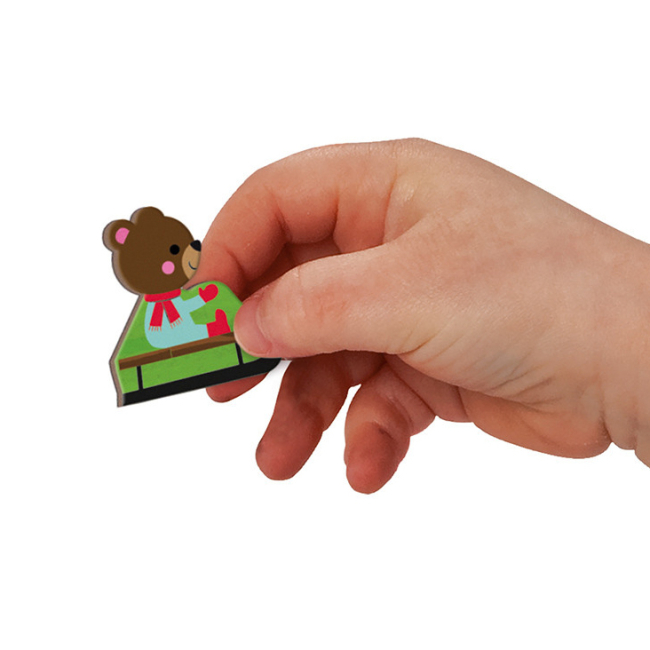 Обучающие игрушки - Магнитная книга Janod 4 сезона (J02721)#5