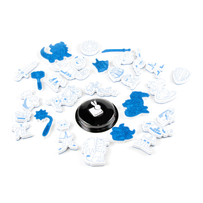 Товары для рисования - Набор для творчества Janod Штампы воины 30 шт (J07799) (J07798)#2