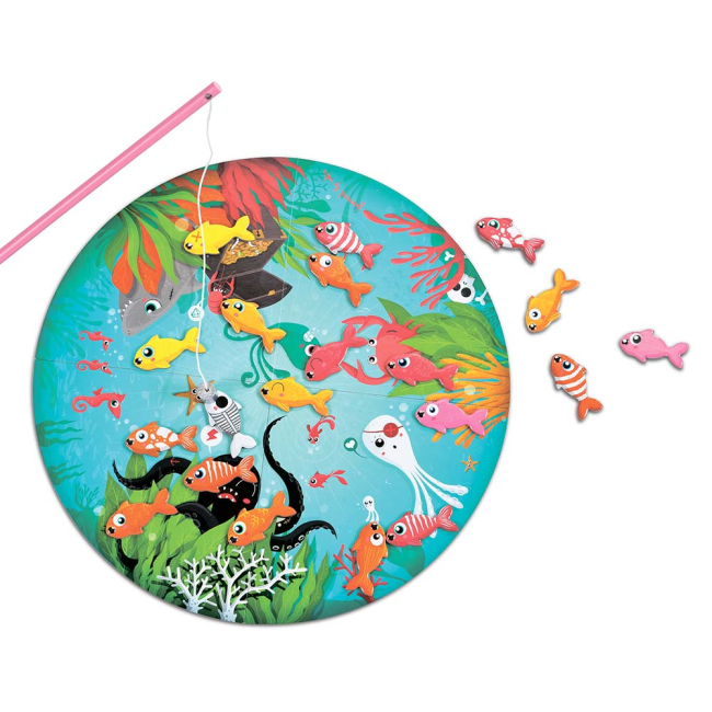 Настольные игры - Игра Janod Магнитная рыбалка (J02932)#3