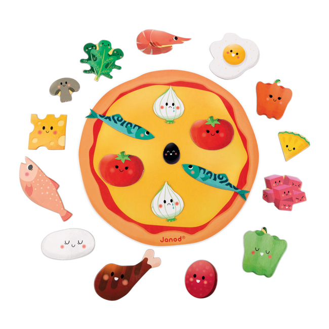 Настольные игры - Игра Janod Собери пиццу (J02782)#3