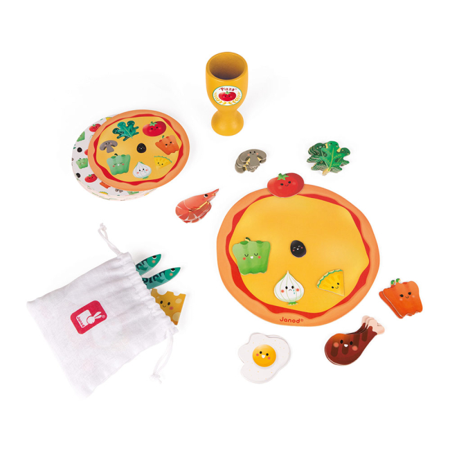 Настольные игры - Игра Janod Собери пиццу (J02782)#4