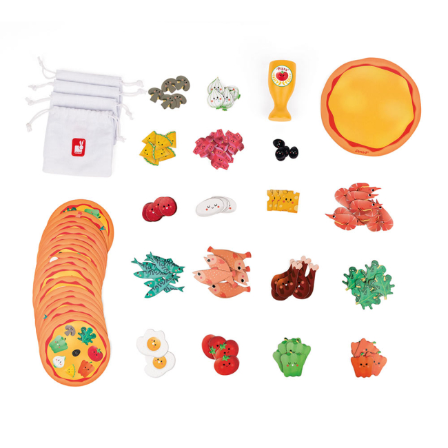 Настольные игры - Игра Janod Собери пиццу (J02782)#5