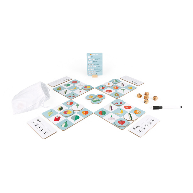 Настольные игры - Настольная игра Janod Лото Овощи (J02691)#2