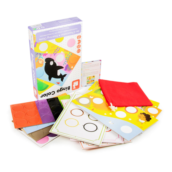 Настільні ігри - Настільна гра Janod Бінго кольори (J02693)#2