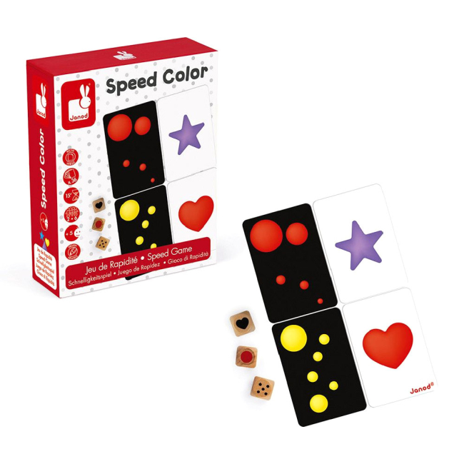 Настільні ігри - Настільна гра Janod Вивчаємо колір (J02699)#2