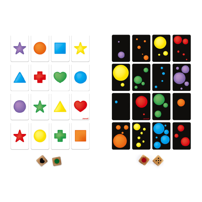 Настільні ігри - Настільна гра Janod Вивчаємо колір (J02699)#3