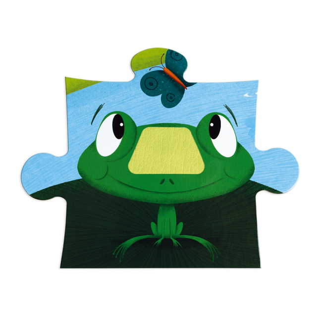 Пазли - Пазл тактильний Janod Тварини на фермі 20 елементів (J02772)#6