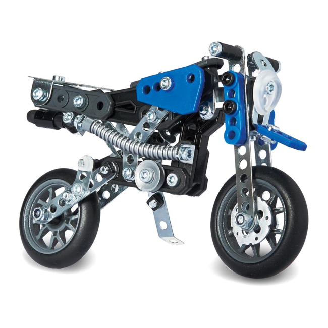 Конструктори з унікальними деталями - Конструктор Meccano Engineering and robotics Мотоцикл 5 у 1 (6036044)#2