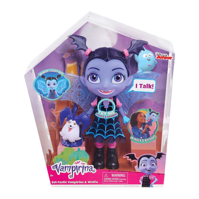 Ляльки - Набір Just Play Vampirina Вампіріна і Вольфі із звуковим та світловим ефектами (VP78040)#3