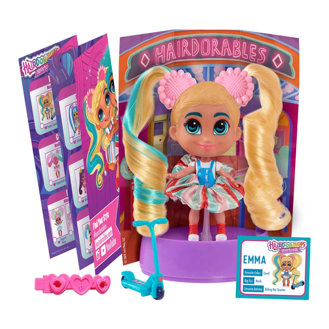 Куклы - Кукла-сюрприз Hairdorables S1 Shortcuts Мини сестрички (23660)#2