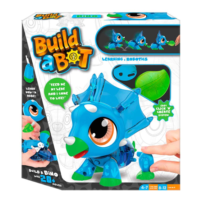 Фигурки животных - Интерактивная игрушка-конструктор  Build a bot Динозавр (171959)#2