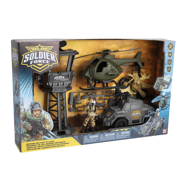 Фигурки человечков - Игровой набор Chap mei Солдаты Сторожевая застава (545053)#2