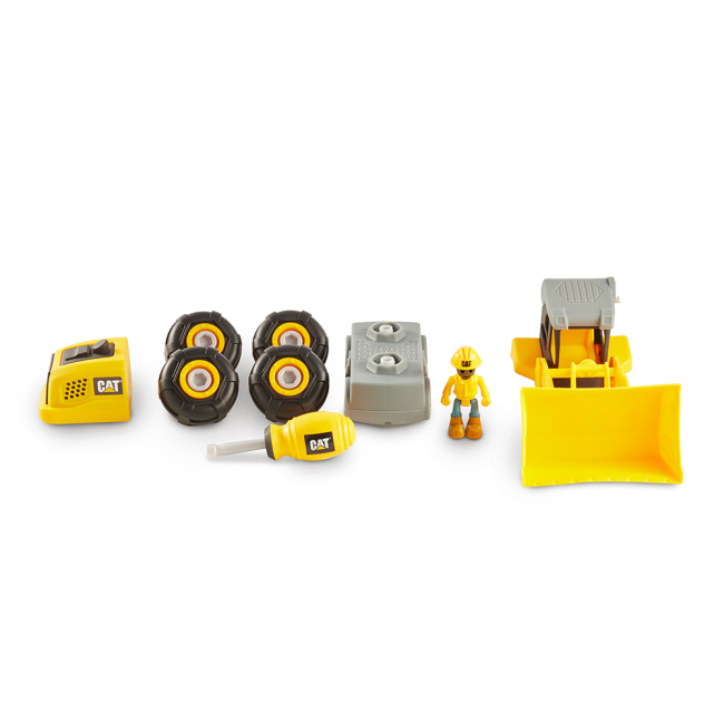 Транспорт і спецтехніка - Колісний навантажувач CAT Machine maker 20 см (80905F)#2