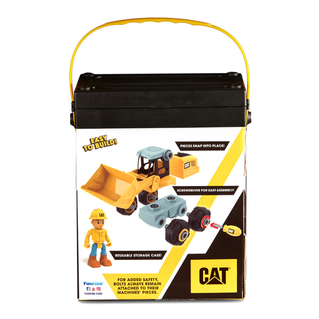 Транспорт і спецтехніка - Колісний навантажувач CAT Machine maker 20 см (80905F)#3