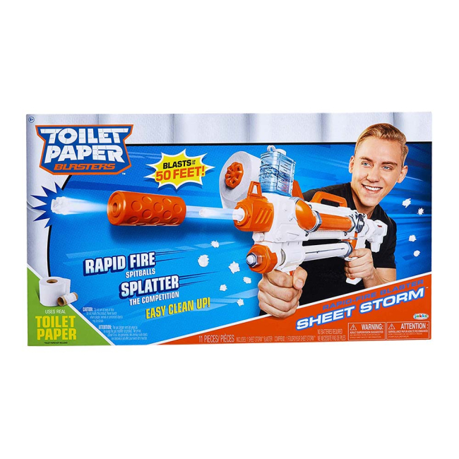 Помповое оружие - Игрушечный бластер Jakks Pacific Toilet paper Бумажный град (150301)#4