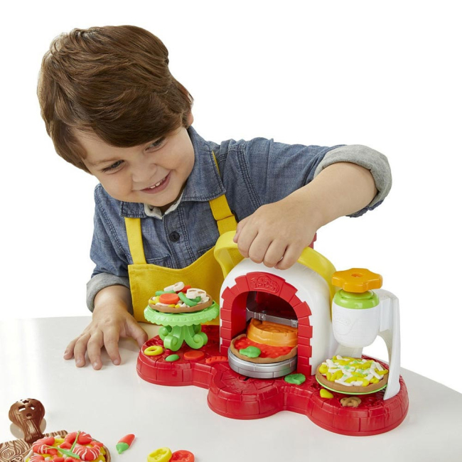 Набори для ліплення - Набір для ліплення Play-Doh Випікаємо піцу (E4576)#5