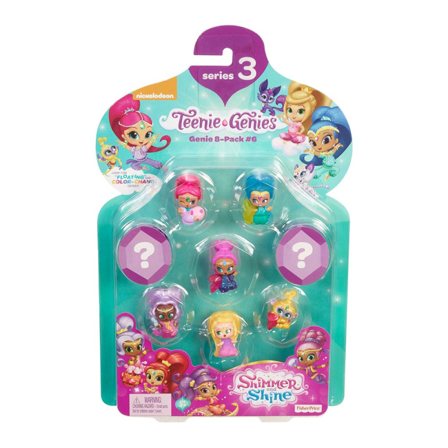 Ляльки - Набір Shimmer and shine S3 Крихітки джини сюрприз Pack 6 (DTK53/FHN90)#4