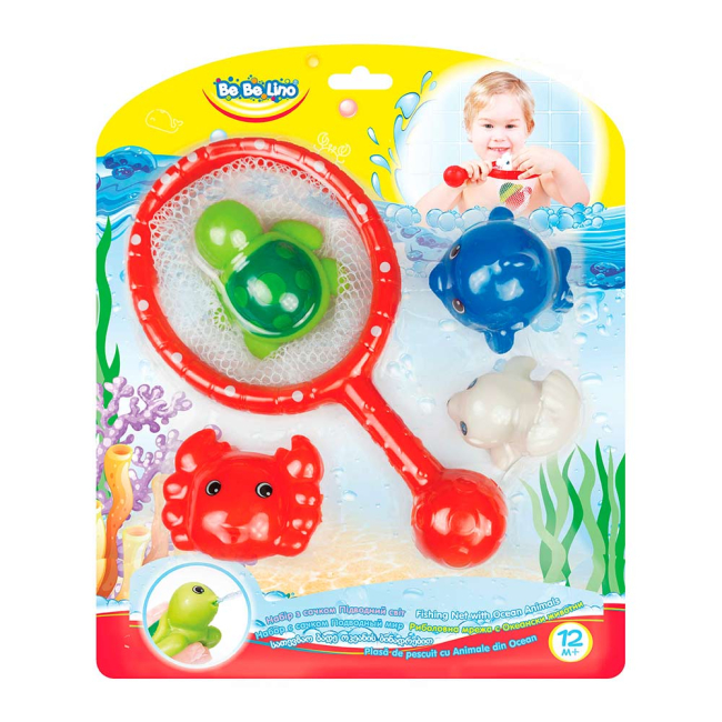 Іграшки для ванни - Набір іграшок для ванни Bebelino Підводний світ краб (58130)#3
