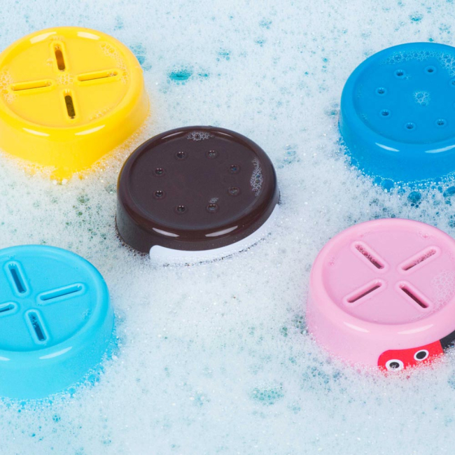 Игрушки для ванны - Игровой набор Bebelino Пирамидка-ведерки со зверятами (58131)#5